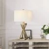 22.5" Metal Cage Table Lamp (Includes LED Light Bulb) Silver - Cresswell Lighting -Loca Table Lamps Store unnamed file 4618