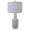 27.5" Patterned Ceramic Table Lamp White Glaze - Decor Therapy 2 27.5" Patterned Ceramic Table Lamp White Glaze - Decor Therapy -Loca Table Lamps Store unnamed file 4622