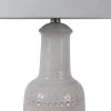 27.5" Patterned Ceramic Table Lamp White Glaze - Decor Therapy -Loca Table Lamps Store unnamed file 4623