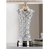 28.5" Traditional Clear Glass Table Lamp with 3Way Switch (Includes CFL Light Bulb) Silver - Ore International -Loca Table Lamps Store unnamed file 4646