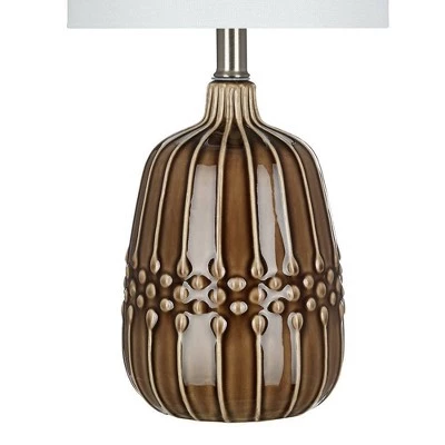 19" Ceramic Accent Lamp Bronze - Cresswell Lighting 4 19" Ceramic Accent Lamp Bronze - Cresswell Lighting - Image 2