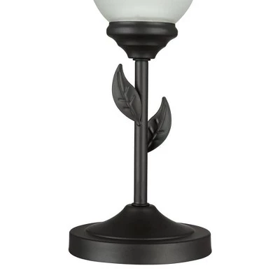 12" Metal Floral Uplight Table Lamp - Cresswell Lighting 4 12" Metal Floral Uplight Table Lamp - Cresswell Lighting - Image 2