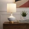 Large Assembled Genie Glass Table Lamp (Includes LED Light Bulb) White - Project 62™ -Loca Table Lamps Store unnamed file 467