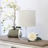 Glass Table Lamp with Fabric Shade Fresh White - Simple Designs -Loca Table Lamps Store unnamed file 471