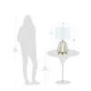 23.5" Glass Table Lamp Champagne (Includes LED Light Bulb) - Cresswell Lighting 14 23.5" Glass Table Lamp Champagne (Includes LED Light Bulb) - Cresswell Lighting -Loca Table Lamps Store unnamed file 4724