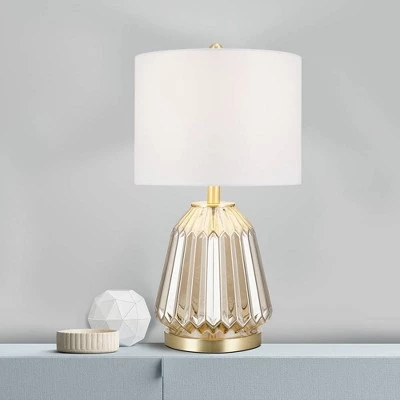 23.5" Glass Table Lamp Champagne (Includes LED Light Bulb) - Cresswell Lighting 9 23.5" Glass Table Lamp Champagne (Includes LED Light Bulb) - Cresswell Lighting - Image 7