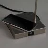 21.5" Modern Metal Table Lamp with USB Charging Port Gray - Ore International -Loca Table Lamps Store unnamed file 4759