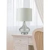 24.5" Traditional Fluted Glass Table Lamp with Rotary Switch (Includes CFL Light Bulb) Clear - Ore International -Loca Table Lamps Store unnamed file 4761