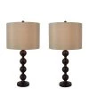 28.5" Set of 2 Sadie Stacked Ball Table Lamp Bronze - Decor Therapy -Loca Table Lamps Store unnamed file 4803