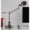 24.5" Traditional Modern Metal Desk/Desk/Study Lamp Silver - Ore International -Loca Table Lamps Store unnamed file 4815