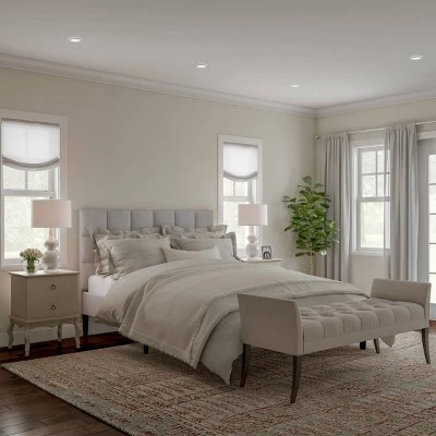 Trademark Global Set of 2 Ceramic Double Gourd Table Lamps (White) 6 Trademark Global Set of 2 Ceramic Double Gourd Table Lamps (White) - Image 4