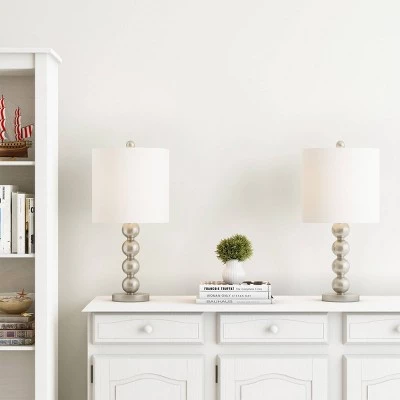 Trademark Global Set of 2 Contemporary Stacked Balls Table Lamps 4 Trademark Global Set of 2 Contemporary Stacked Balls Table Lamps - Image 2