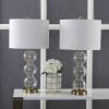 JONATHAN Y 27" (Set of 2) Bella Glass Triple Sphere Table Lamp (Includes Energy Efficient Light Bulb) - JONATHAN Y Chrome -Loca Table Lamps Store unnamed file 484