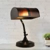 Trademark Global Bankers Lamp with Amber Mica Shade (Includes LED Light Bulb) -Loca Table Lamps Store unnamed file 4849