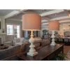 23" Set of 2 Distressed Cream Resin Table Lamp Cream - Decor Therapy -Loca Table Lamps Store unnamed file 4921