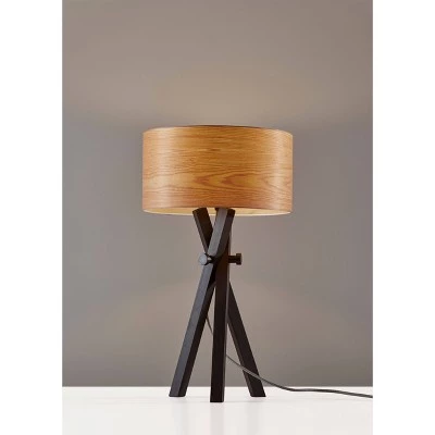 26.5" Bronx Table Lamp Black - Adesso 3 26.5" Bronx Table Lamp Black - Adesso