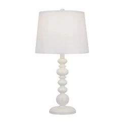 23" Balustraude Table Lamp (Includes LED Light Bulb) White - Cresswell Lighting