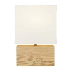 14.5" MDF Table Lamp Natural - Cresswell Lighting