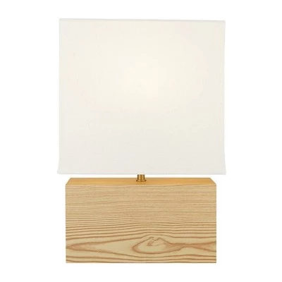 14.5" MDF Table Lamp Natural - Cresswell Lighting 3 14.5" MDF Table Lamp Natural - Cresswell Lighting