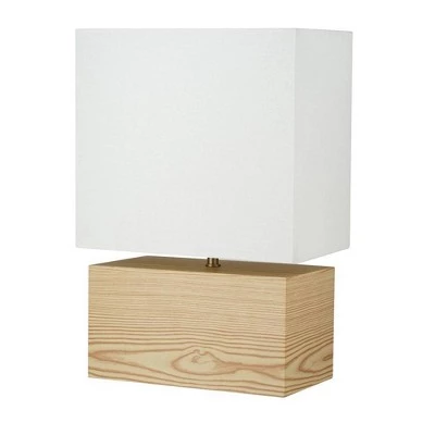 14.5" MDF Table Lamp Natural - Cresswell Lighting 6 14.5" MDF Table Lamp Natural - Cresswell Lighting - Image 4