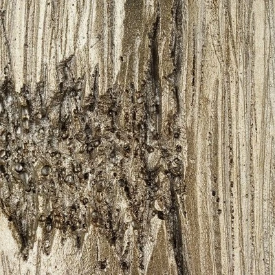 24" Faux Wood Table Lamp (Includes LED Light Bulb) Silver - Cresswell Lighting 6 24" Faux Wood Table Lamp (Includes LED Light Bulb) Silver - Cresswell Lighting - Image 4