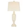 28" Faux Wood Table Lamp (Includes LED Light Bulb) White - Cresswell Lighting -Loca Table Lamps Store unnamed file 4965