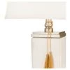 32" Amiliana Glazed Tassel Lamp Cream (Includes CFL Light Bulb) - Safavieh -Loca Table Lamps Store unnamed file 4987
