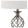 (Set of 2) 26.8" Lattice Urn Table Lamp Nickel (Includes CFL Light Bulb) - Safavieh -Loca Table Lamps Store unnamed file 4988