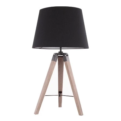 27" Compass Table Lamp Black/Gray - LumiSource 4 27" Compass Table Lamp Black/Gray - LumiSource - Image 2
