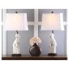 (Set of 2) 28.5" Foo Dog Table Lamp Cream (Includes CFL Light Bulb) - Safavieh 2 (Set of 2) 28.5" Foo Dog Table Lamp Cream (Includes CFL Light Bulb) - Safavieh -Loca Table Lamps Store unnamed file 5067