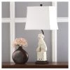 (Set of 2) 28.5" Foo Dog Table Lamp Cream (Includes CFL Light Bulb) - Safavieh -Loca Table Lamps Store unnamed file 5068