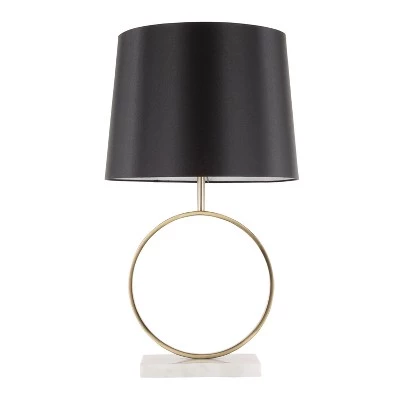 26" Moon Table Lamp Black/Gold/White - LumiSource 6 26" Moon Table Lamp Black/Gold/White - LumiSource - Image 4