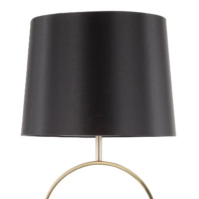 26" Moon Table Lamp Black/Gold/White - LumiSource 7 26" Moon Table Lamp Black/Gold/White - LumiSource - Image 5