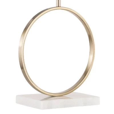 26" Moon Table Lamp Black/Gold/White - LumiSource 8 26" Moon Table Lamp Black/Gold/White - LumiSource - Image 6