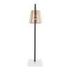 25-29" Metric Table Lamp Antique Brass/White - LumiSource -Loca Table Lamps Store unnamed file 5082