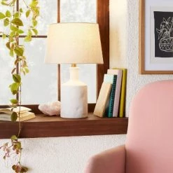 Opalhouse Designed With Jungalow Matte Ceramic Table Lamp White (Includes LED Light Bulb) - Opalhouse™ designed with Jungalow™