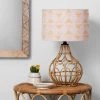 Rattan Table Lamp Pink Shade - Opalhouse™ -Loca Table Lamps Store unnamed file 5106