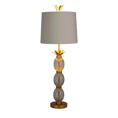 Stack Glass Pineapple Buffet Table Lamp (Includes LED Light Bulb) Gold - Opalhouse™ 3 Stack Glass Pineapple Buffet Table Lamp (Includes LED Light Bulb) Gold - Opalhouse™