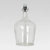 Artisan Glass Jug Large Lamp Base Clear - Threshold 2 Artisan Glass Jug Large Lamp Base Clear - Threshold -Loca Table Lamps Store unnamed file 52