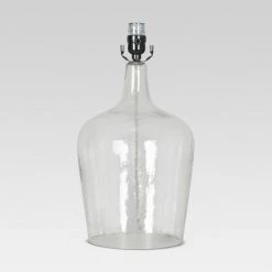 Artisan Glass Jug Large Lamp Base Clear - Threshold