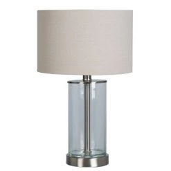 USB Fillable Accent Table Lamp Brushed Nickel - Project 62™