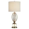 Transitional Satin Brass Double Ring Table Lamp with Glass Pedestal Gray - StyleCraft 1 Transitional Satin Brass Double Ring Table Lamp with Glass Pedestal Gray - StyleCraft -Loca Table Lamps Store unnamed file 548