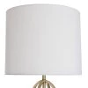 Transitional Satin Brass Double Ring Table Lamp with Glass Pedestal Gray - StyleCraft -Loca Table Lamps Store unnamed file 549