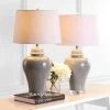 JONATHAN Y Set of 2) 27.25" Winnie Ceramic Urn Table Lamp (Includes Energy Efficient Light Bulb) - JONATHAN Y Gray -Loca Table Lamps Store unnamed file 557
