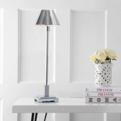 JONATHAN Y 26" Metal Roxy Shade Table Lamp (Includes Energy Efficient Light Bulb) - JONATHAN Y Gold