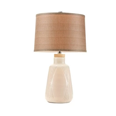 Hampton Hill 24.5" Tate Table Lamp Ivory 10 Hampton Hill 24.5" Tate Table Lamp Ivory - Image 8