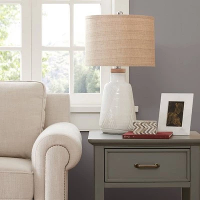 Hampton Hill 24.5" Tate Table Lamp Ivory 12 Hampton Hill 24.5" Tate Table Lamp Ivory - Image 10