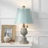 Chelsea Blue Accent Table Lamp with Fabric Shade - StyleCraft -Loca Table Lamps Store unnamed file 585