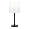 19" Metal Stick Table Lamp with Pull Chain Black - Cresswell Lighting -Loca Table Lamps Store unnamed file 597