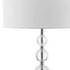 (Set of 2) 29" Liam Stacked Crystal Ball Lamp Clear (Includes CFL Light Bulb) - Safavieh -Loca Table Lamps Store unnamed file 601